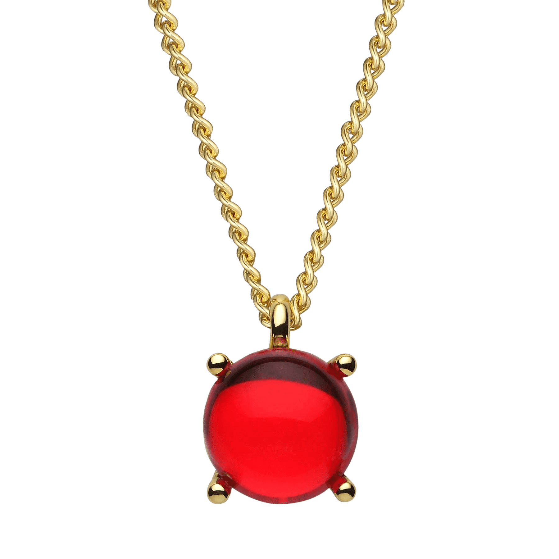 DYRBERG/KERN náhrdelník Sanna SG Red 2