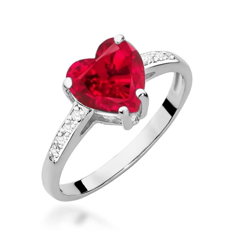 W031 Ruby prsteň 1.70ct biele zlato Au 585/1000 2