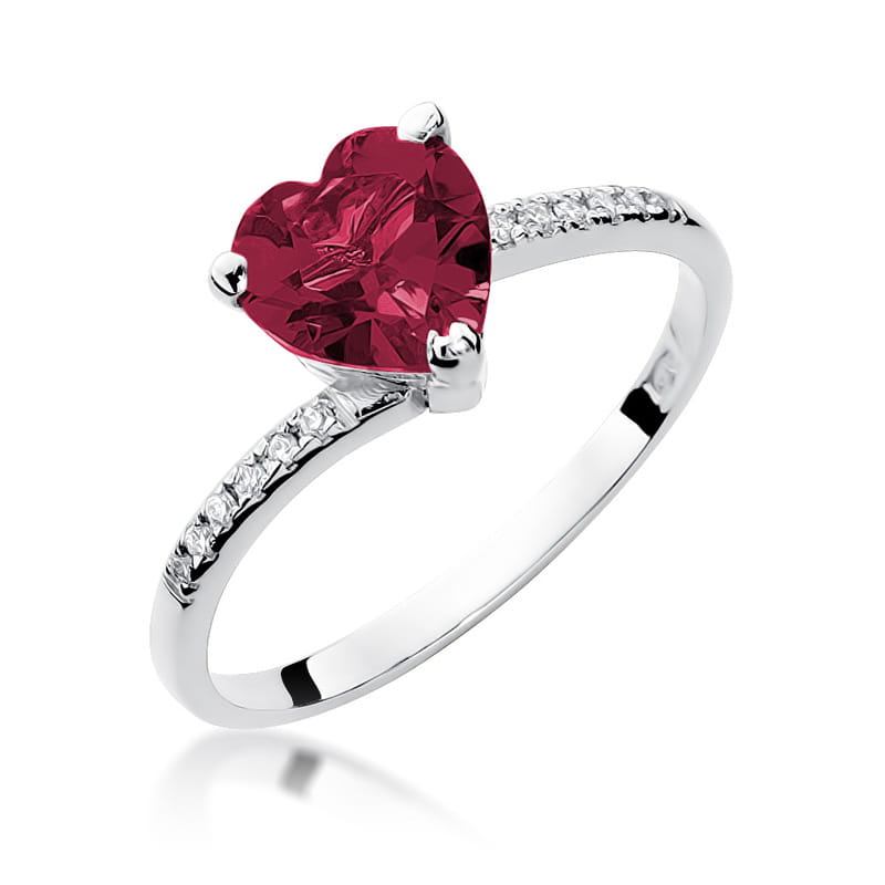 W050 Ruby prsteň 1.70ct biele zlato Au 585/1000 2