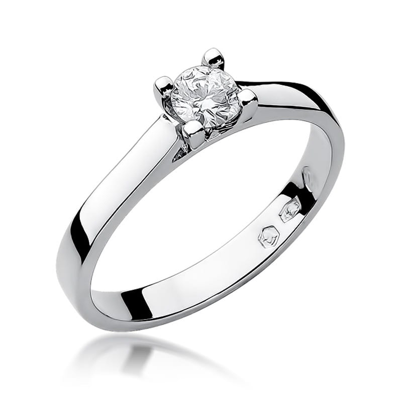 W221B Diamantový prsteň 0,30ct biele zlato Au 585/1000 2