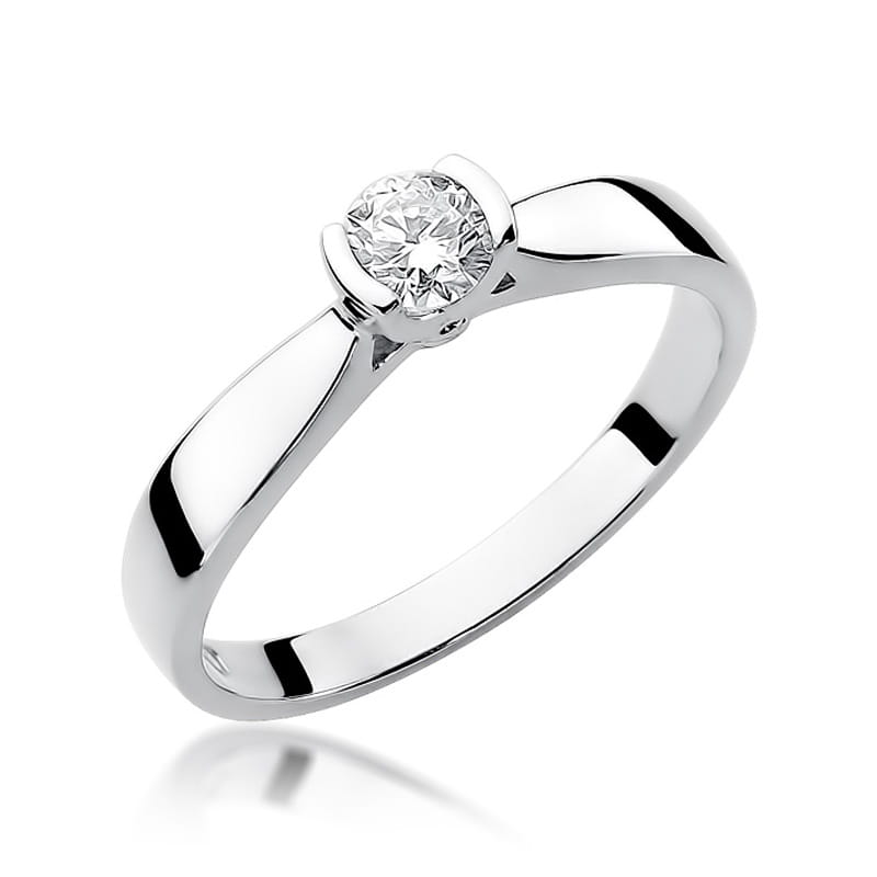 W223B Diamantový prsteň 0,30ct biele zlato Au 585/1000 2