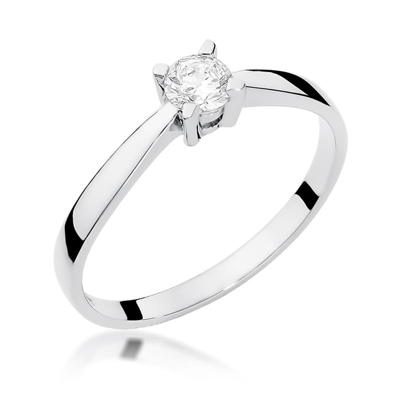 W242 Diamantový prsteň 0,20ct biele zlato Au 585/1000 2