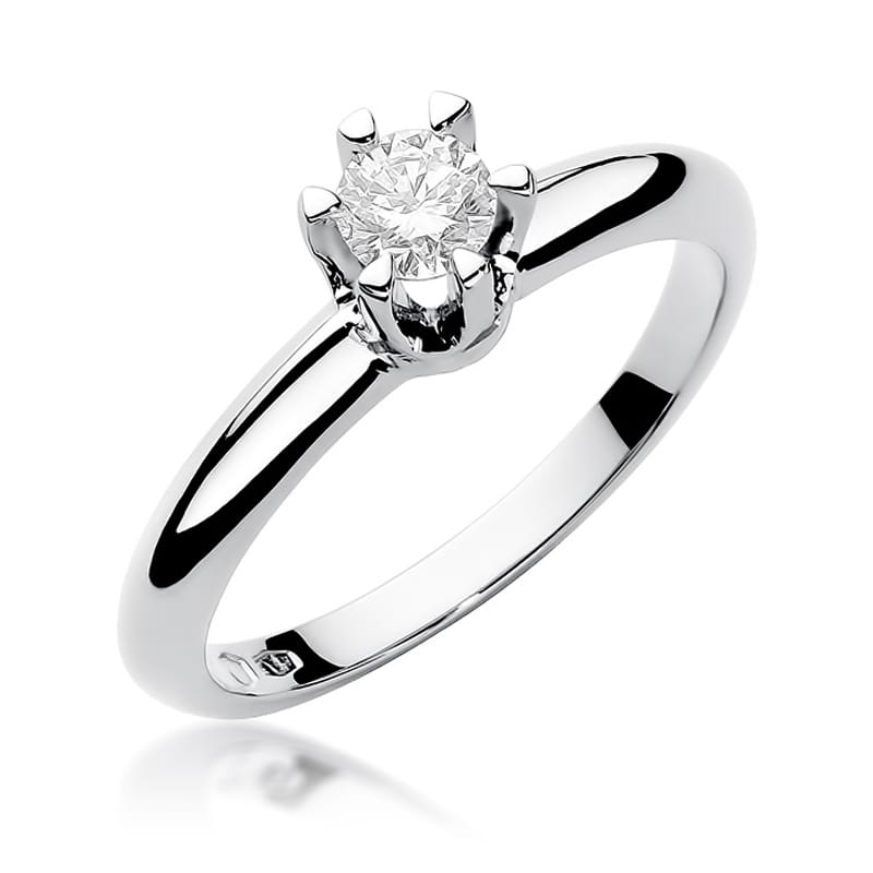 W267 Diamantový prsteň 0,30ct biele zlato Au 585/1000 2