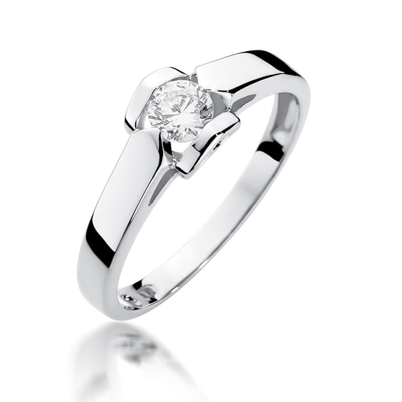 W320 Diamantový prsteň 0,30ct biele zlato Au 585/1000 2