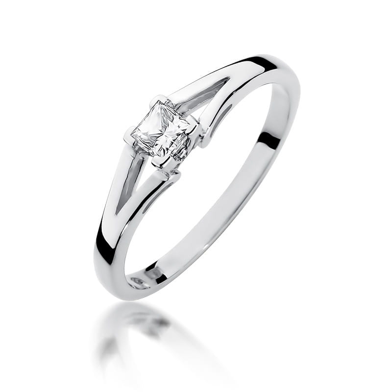 W350 Diamantový prsteň 0,30ct biele zlato Au 585/1000 2