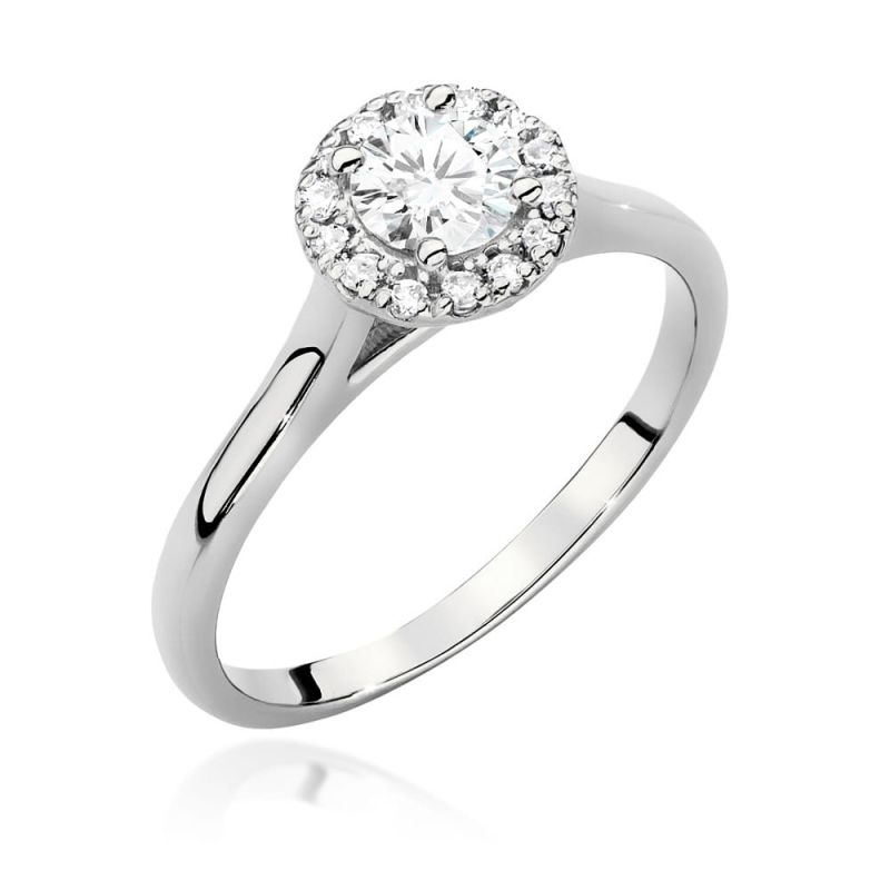 W550 Diamantový prsteň 0,40ct biele zlato Au 585/1000 2