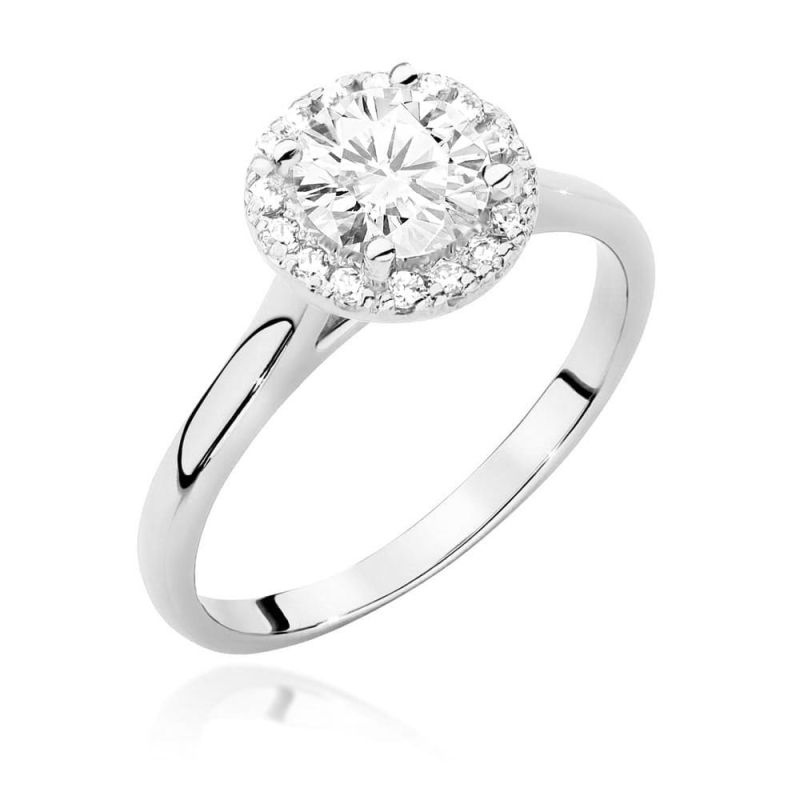 W550 Diamantový prsteň 0,70ct biele zlato Au 585/1000 2