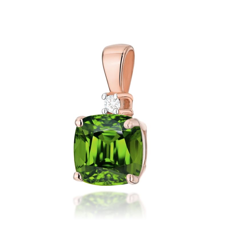 Z003 Oliwin prívesok 1.00ct ružové zlato Au 585/1000 2