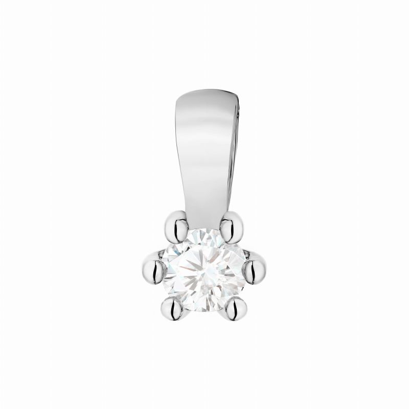 Z0222 Laboratory Diamantový prívesok 0,10ct biele zlato Au 585/1000 2