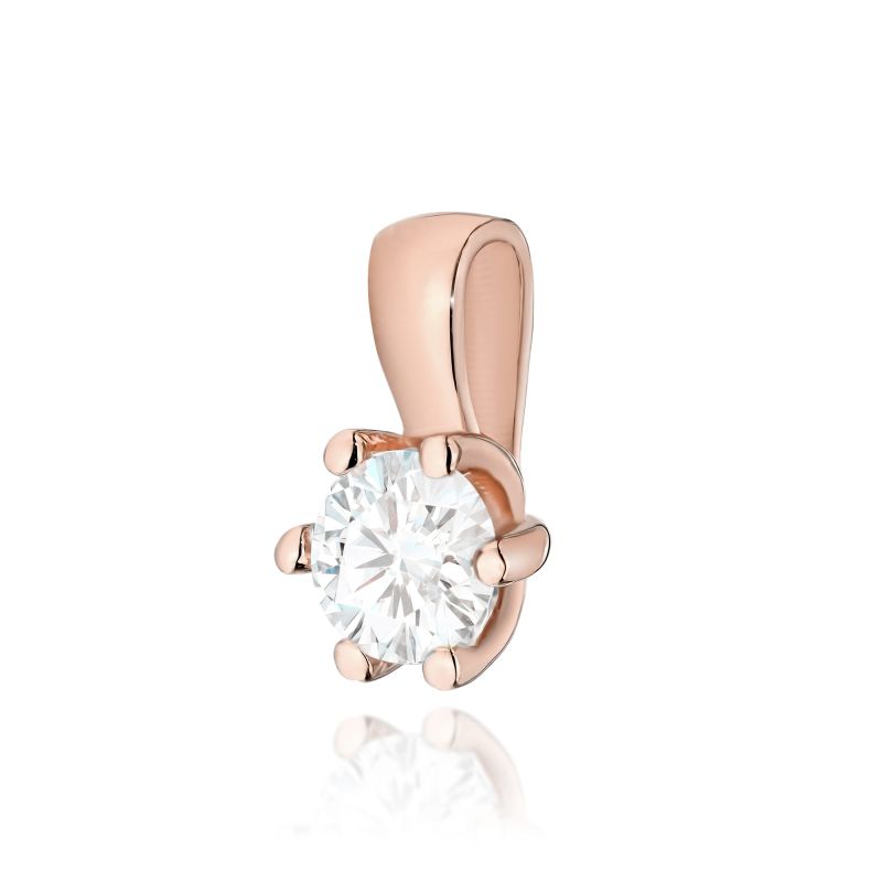 Z222 Diamantový prívesok 0.30ct ružové zlato Au 585/1000 2